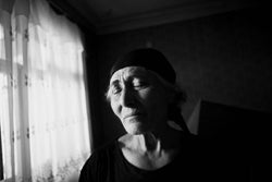 The family of Luba Tkhlasdze, 65, was attacked by Ossetian militia. They killed her brother-in-law and looted her home. August 22, 2008. &copy; 2008 Marcus Bleasdale/VII