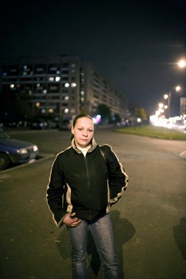A young woman uses sex work to support her drug use. &copy; 2007 Lorena Ros
