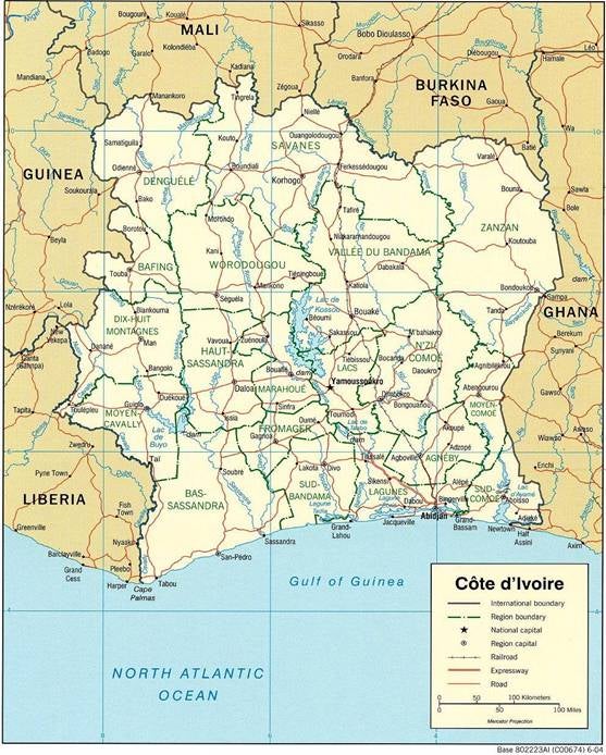 The Best School Student Violence Impunity And The Crisis In Cote D Ivoire Map Of Cote D Ivoire