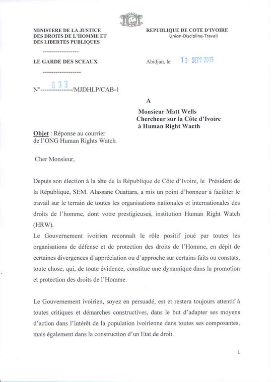 Lettre De Demande De Naturalisation Ivoirienne