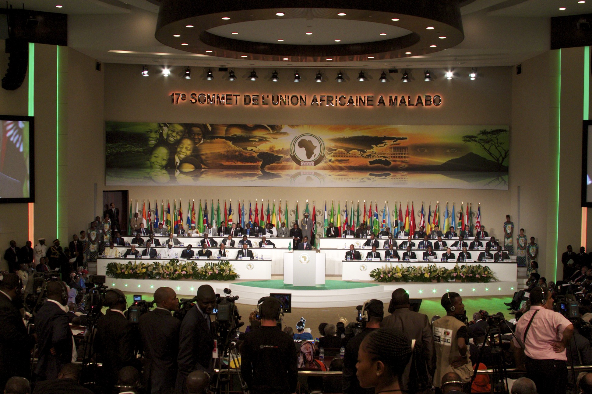 17th Ordinary African Union Summit in Malabo, Equatorial Guinea, July 2, 2011. 