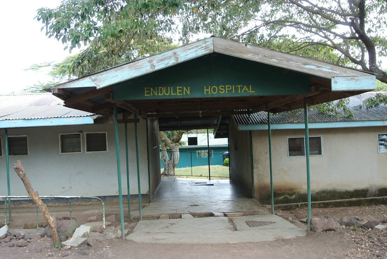 Exterior of a hospital building
