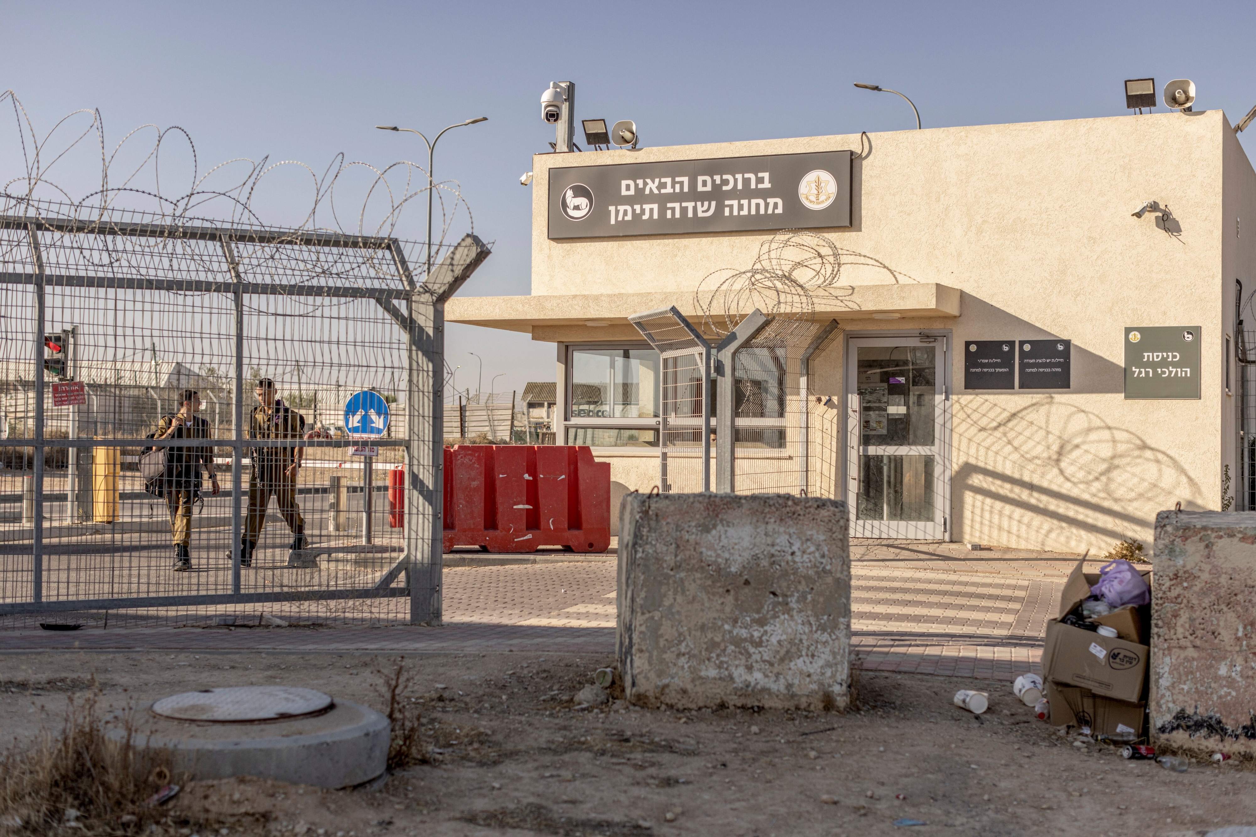 قاعدة "سدي تيمان" العسكرية في صحراء النقب في إسرائيل، 31 مايو/أيار 2024. 