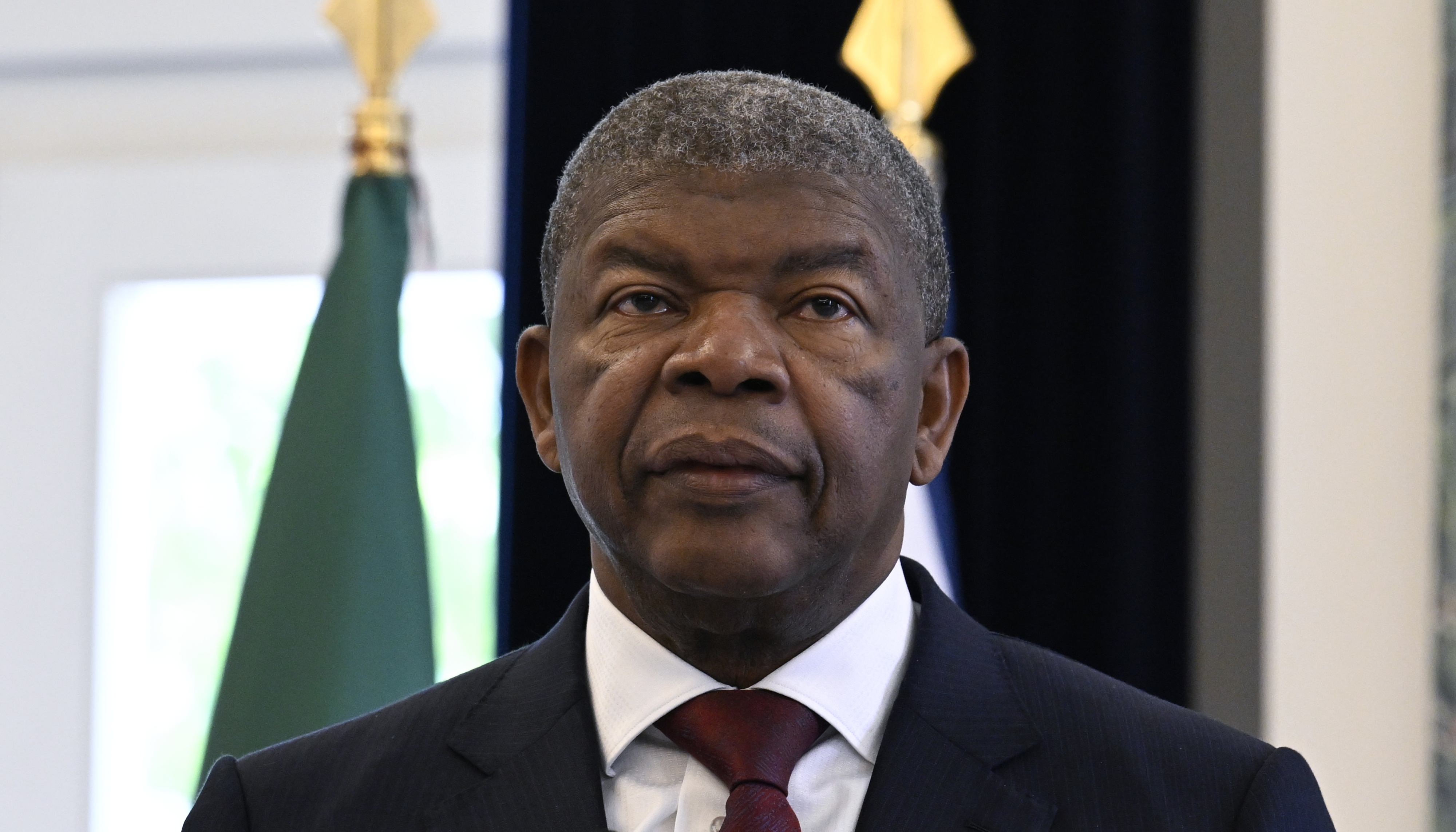 Angolan President João Lourenço in Lisbon, Portugal on April 26, 2024.