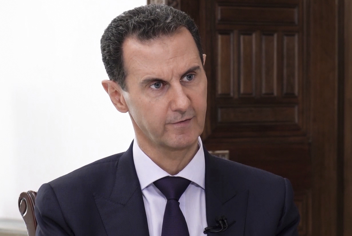 Syrian president Bashar al-Asad.