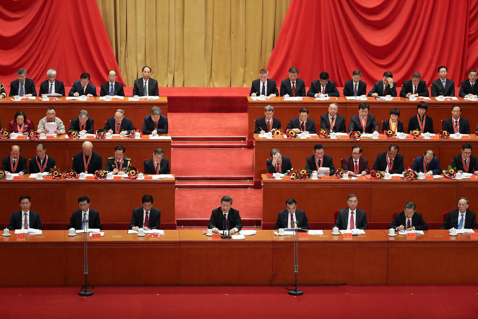 中国国家主席习近平在庆祝改革开放40周年大会上讲话，北京人民大会堂，2018年12月18日。
