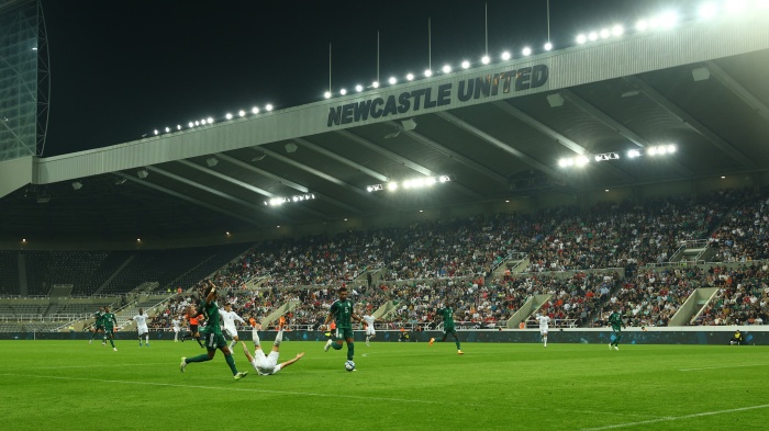 Saudia Arabia plays Costa Rica at St James' Park, Newcastle, UK, September 8, 2023. 