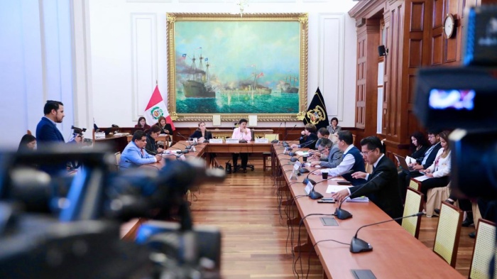 Constitutional Committee of the Congress of the Republic of Peru, in Lima, June 5, 2024.