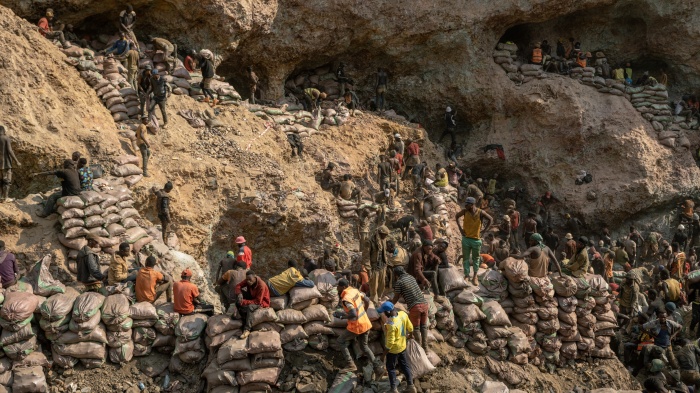 A copper-cobalt artisanal mine near the town of Kolwezi, in southeast Democratic Republic of the Congo, June 20, 2023.