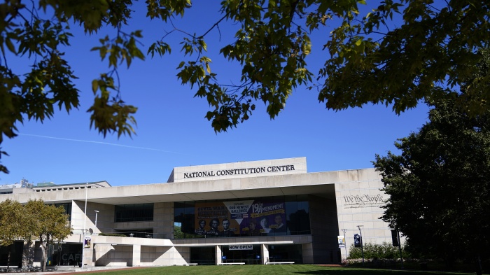 The National Constitution Center in Philadelphia, the site of the September 10, 2024 presidential debate, October 15, 2020. 