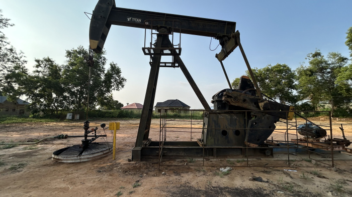 Oil well at Perenco’s concession in Democratic Republic of Congo.