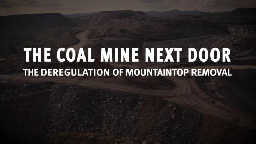 The Coal Mine Next Door: How the US Government's Deregulation of  Mountaintop Removal Threatens Public Health | HRW