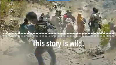 Screenshot of audiogram depicting Ethiopian migrants.