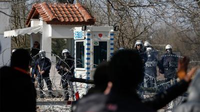 Greek Police at Border
