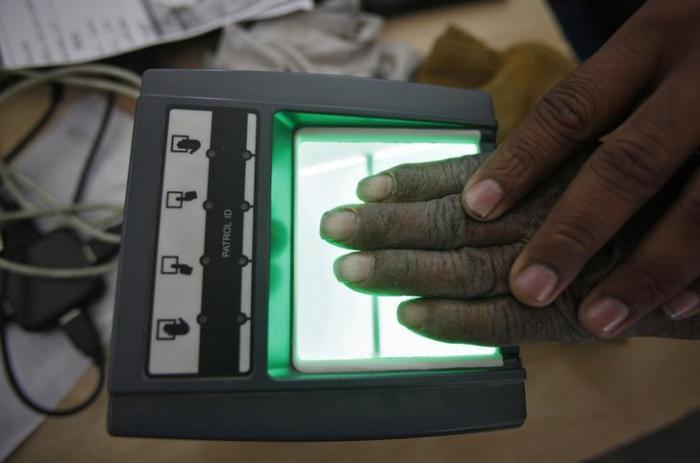 electronic fingerprint capture process