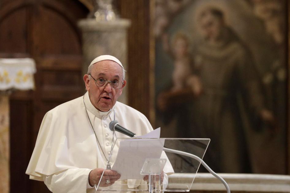 Pope Francis Supports Same-Sex Civil Unions | Human Rights Watch