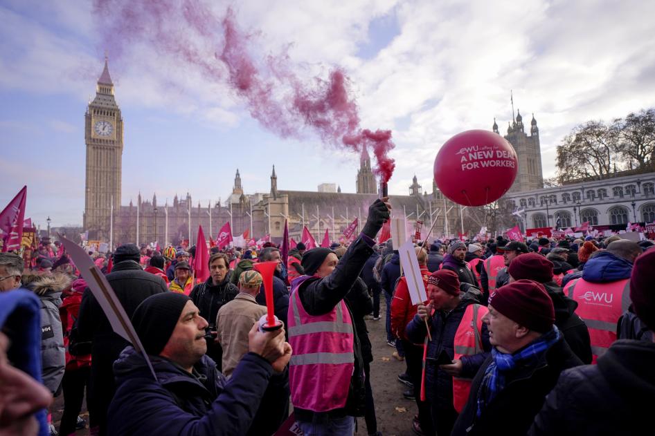 UK Should Protect the Rights to Protest and Strike, not Undermine