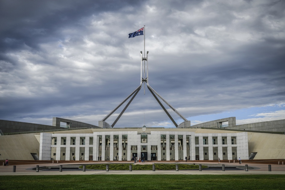 Parliament House of Australia in Canberra, March 20, 2024. 