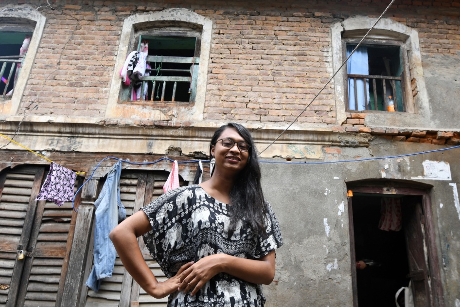 Rukshana Kapali at her home in Patan near Kathmandu, Nepal, August 29, 2018.