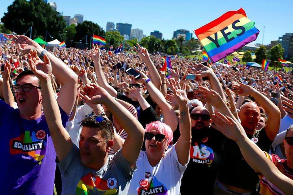 opskrift politi Forurenet Australia: Gains on Marriage Equality, Child Rights | Human Rights Watch