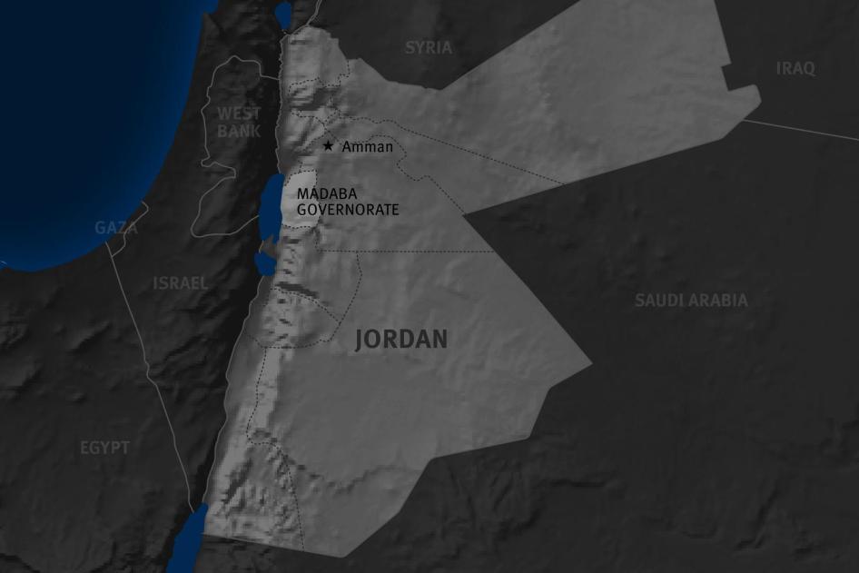 محافظة مادبا على خريطة الأردن
