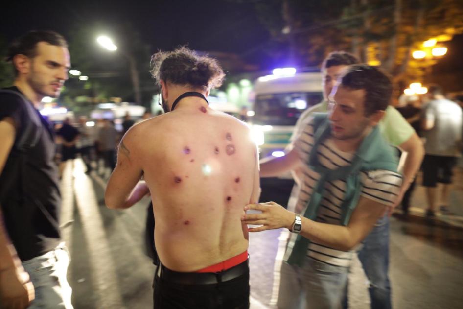 Georgia: Police Use Teargas, Rubber Bullets Against Protesters | Human  Rights Watch
