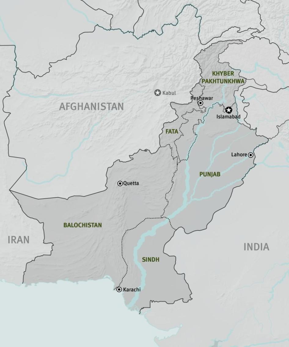 Barriers To Girls Education In Pakistan Hrw - map of pakistan