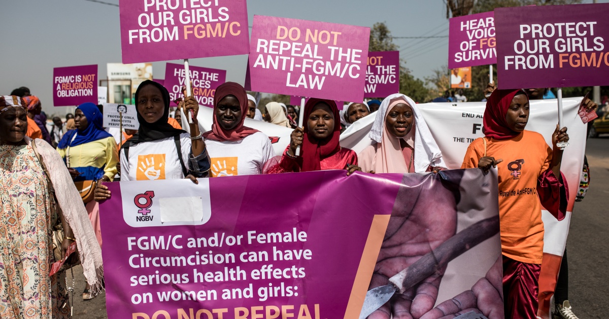 Gambia Bill Threatens Female Genital Mutilation Ban Human