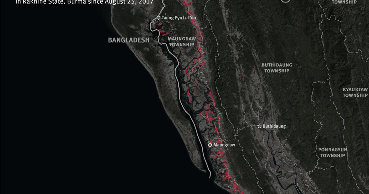 Burma Satellite Imagery Shows Mass Destruction Human Rights Watch