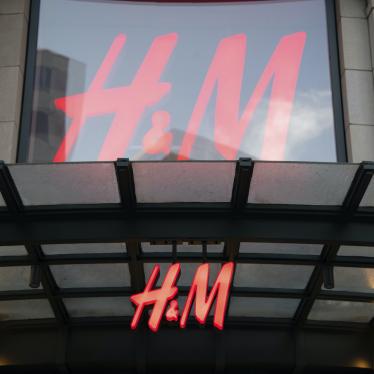 H&M logo on a storefront in Washington, D.C.