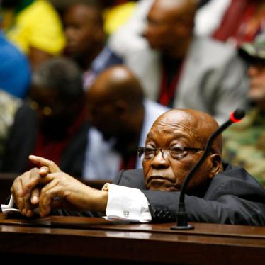 Former South Africa President, Jacob Zuma sits in the High Court in Pietermaritzburg, South Africa, on November 30, 2018, charged with fraud, corruption, money laundering and racketeering. 