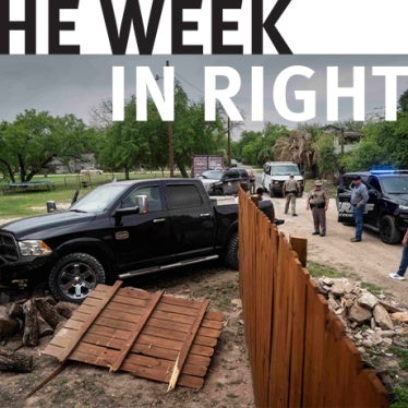 Photo of a car crash with the word Week in Rights on top