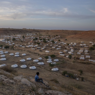 Umm Rakouba refugee camp, hosting people who fled the conflict in the Tigray region of Ethiopia, in Qadarif, eastern Sudan, December 14, 2020. 