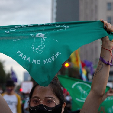 People protest in favor of access to abortion in Mexico, September 29, 2020.