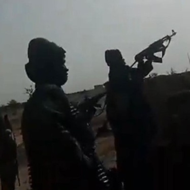 Screenshot of a video filmed by fighters of the armed Islamist group JNIM showing their assault on the military barracks in Mansila, Sahel region, Burkina Faso, on June 16, 2024.