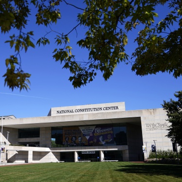 The National Constitution Center in Philadelphia, the site of the September 10, 2024 presidential debate, October 15, 2020. 