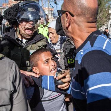 Israel: Fuerzas de seguridad abusan de niños palestinos