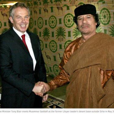 Blair & Gaddafi, AP