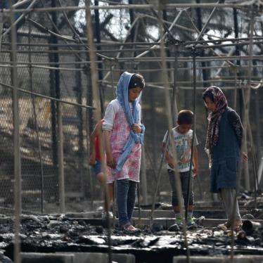 Greece Refugee Camp Destroyed By Fire