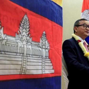 Cambodia: End Exile of Opposition Leader