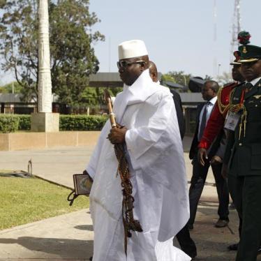 Gambia's President Yahya Jammeh arrives to the opening of the 48th ordinary session of ECOWAS Authority of Head of States and Government in Abuja, Nigeria December 16, 2015.