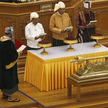 Burma: Rights Priorities for New Government