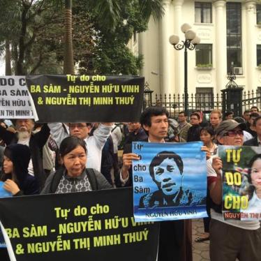 Việt Nam: Hãy trả tự do cho 2 bloggers đang bị giam cầm