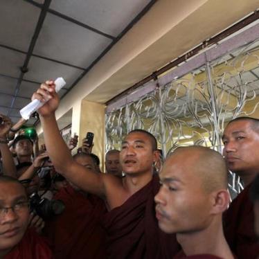 Burma: Drop Charges Against Former Activist Monk 