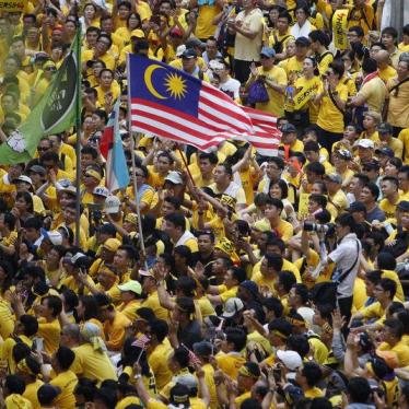 Malaysia: Drop Charges for ‘Street Protests’