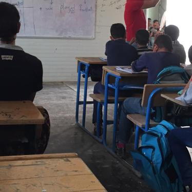 We're Afraid for Their Future”: Barriers to Education for Syrian Refugee  Children in Jordan | HRW