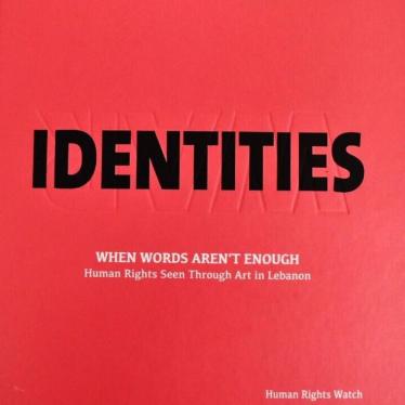 Human Rights Watch's Art Book Cover.