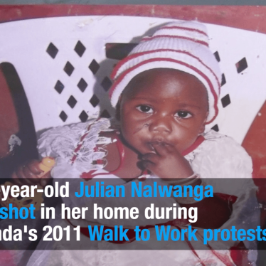 A picture of a child, who was killed during Uganda's 2011 Walk to Work protests.