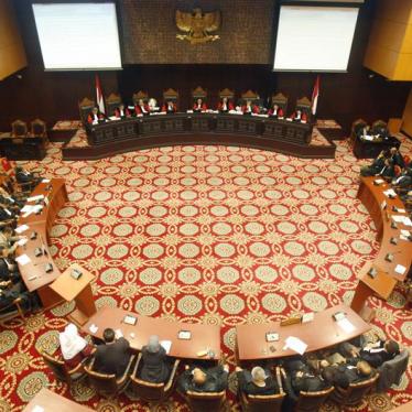 Indonesia's Constitutional Court is seen during a hearing in Jakarta August 12, 2009.