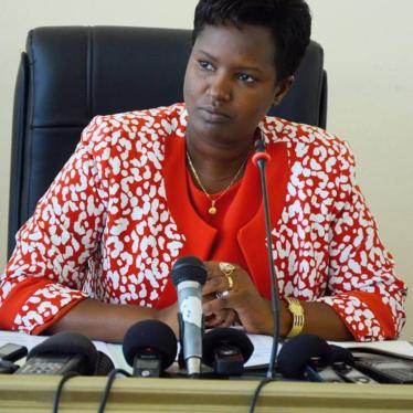 Aimée Laurentine Kanyana, Burundi's Minister of Justice.